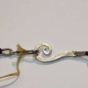 Vintage Amethyst Alternating Beaded Necklace