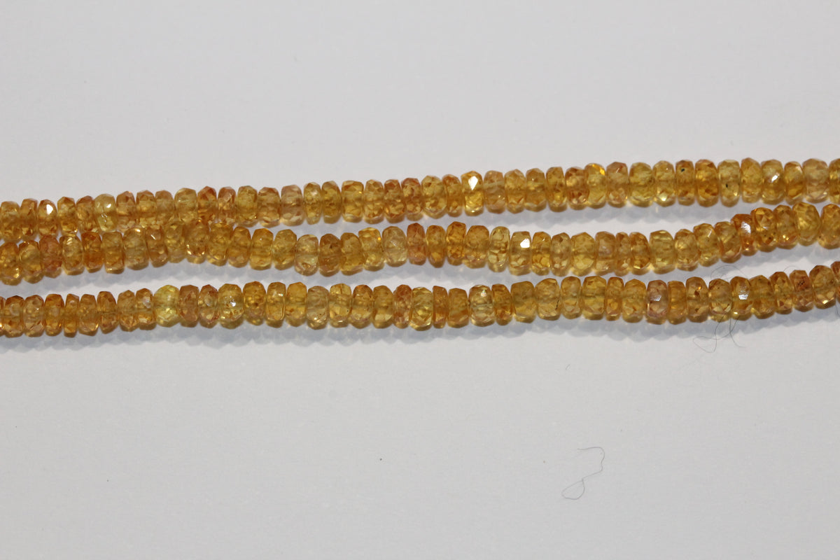 Natural Yellow Sapphire Necklace