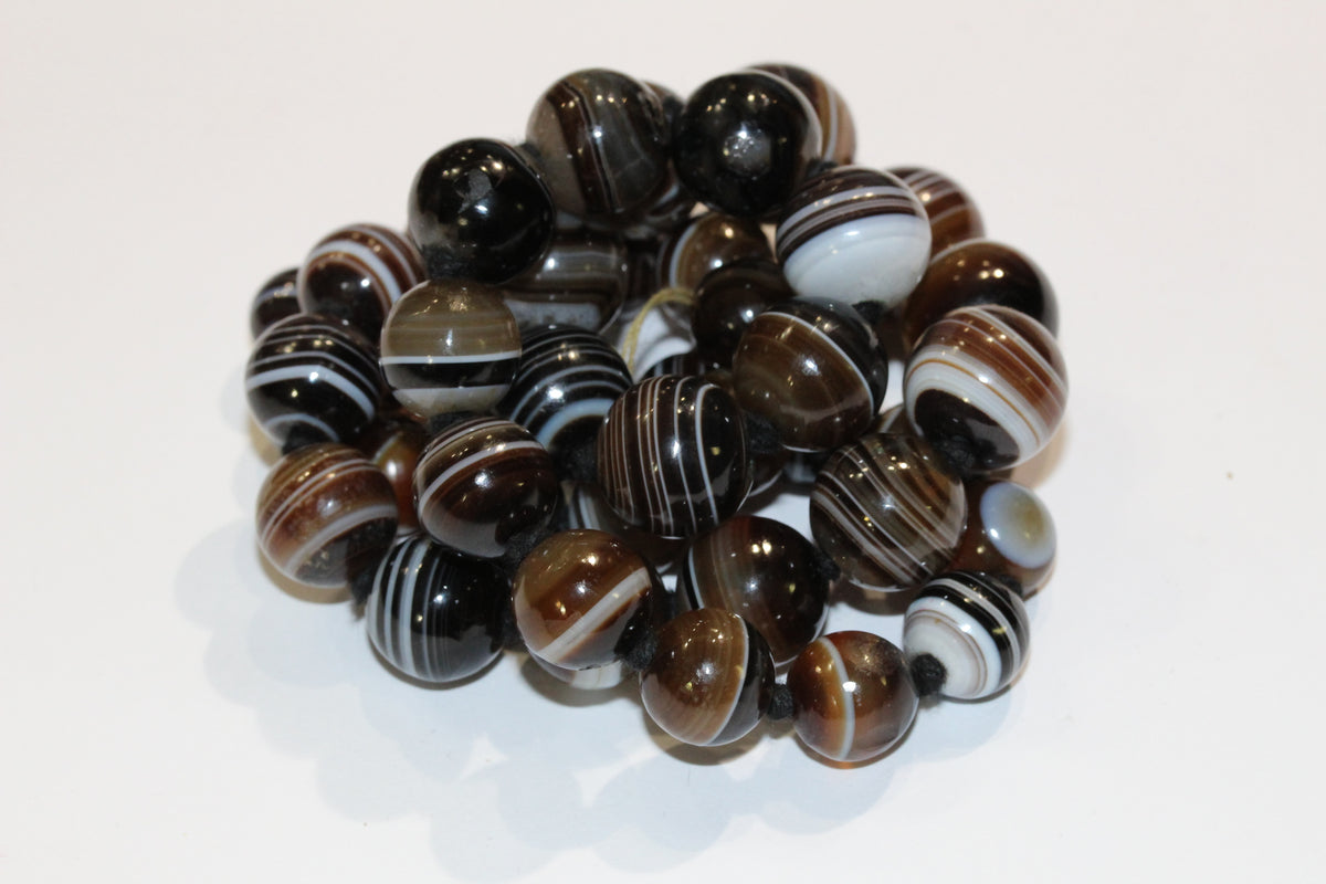 Victorian Banded Agate Necklace