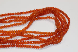 Natural Faceted Carnelian Necklace
