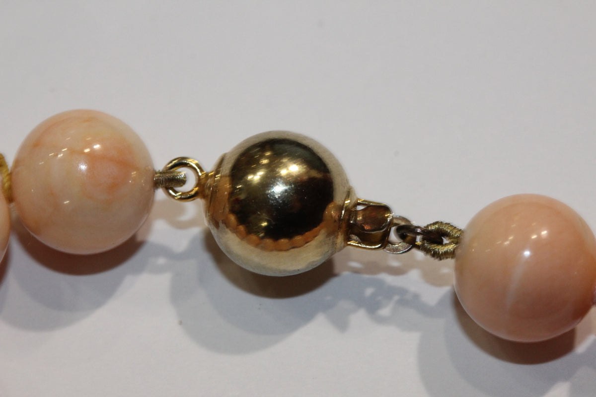 Light Pink Shell Coral Necklace