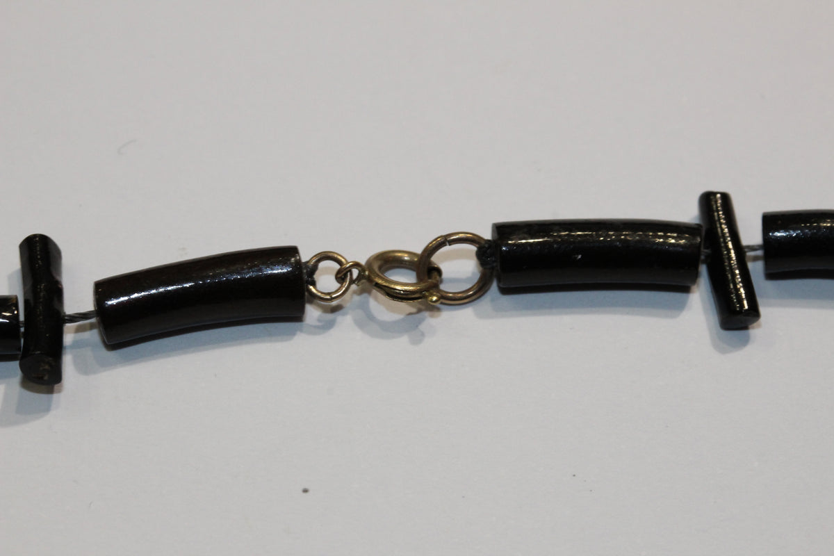 Natural Black Branch Coral Necklace