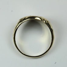 9ct Yellow Gold Oval Carved Signet Ring