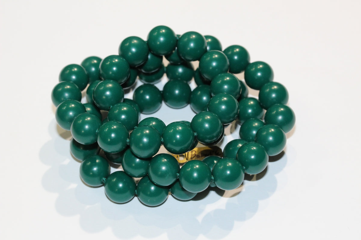 Vintage Green Bakelite Necklace