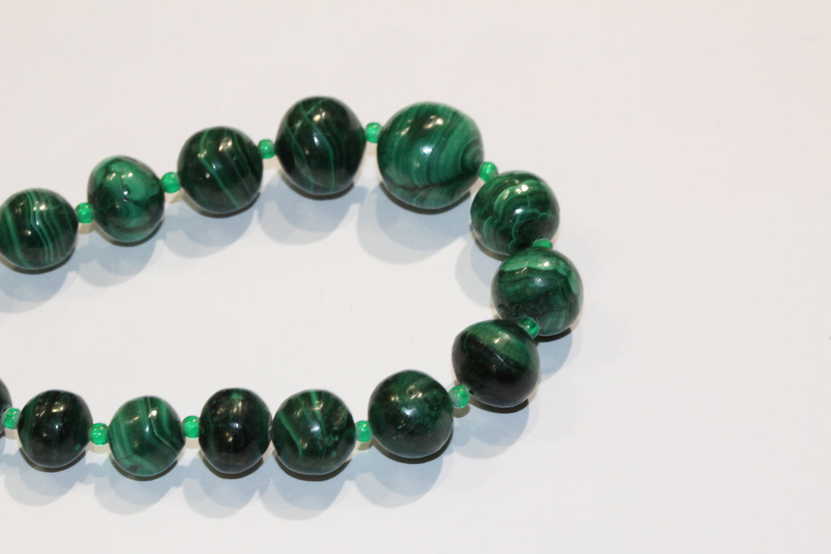 Vintage Malachite Necklace