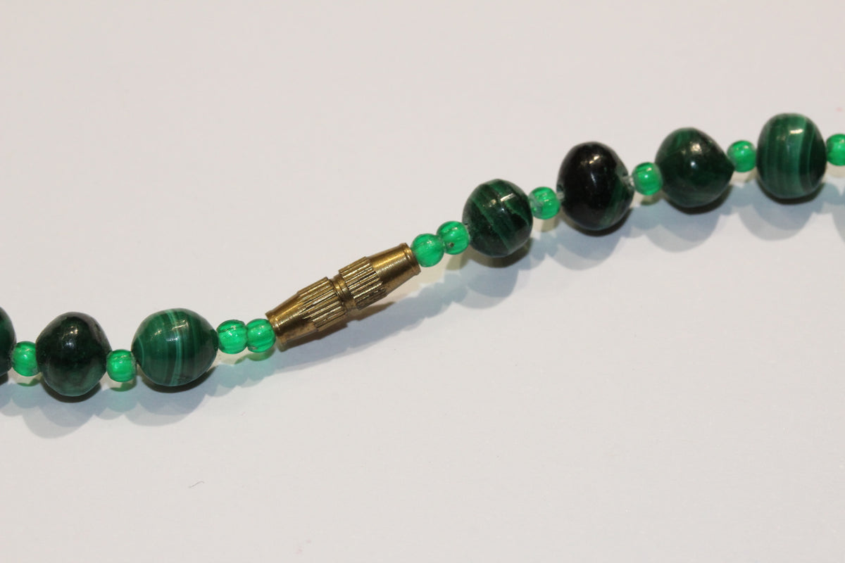 Vintage Malachite Necklace