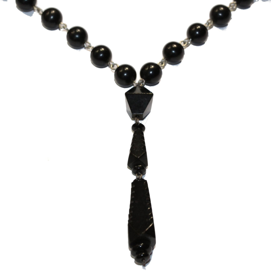 Victorian Whitby Jet Necklace