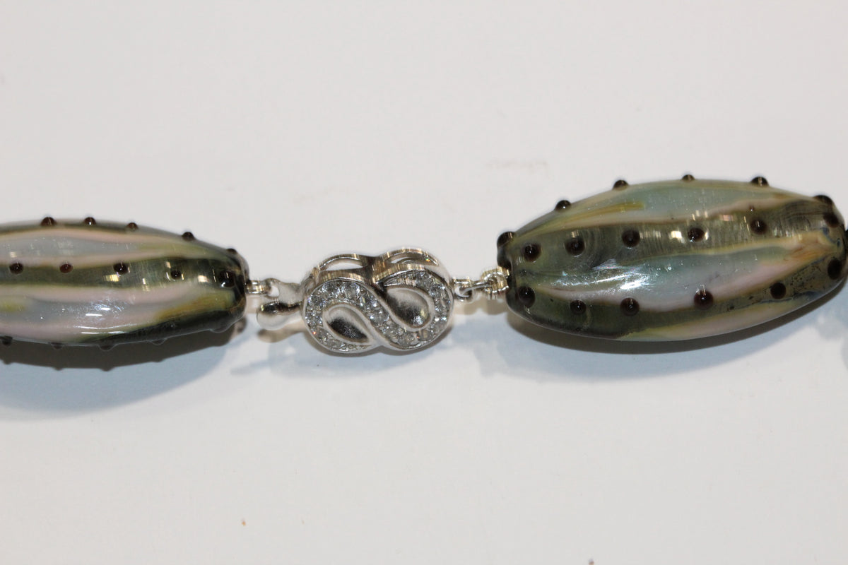 Vintage Art Glass Necklace