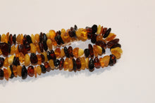 Tumbled Amber Chip Necklace