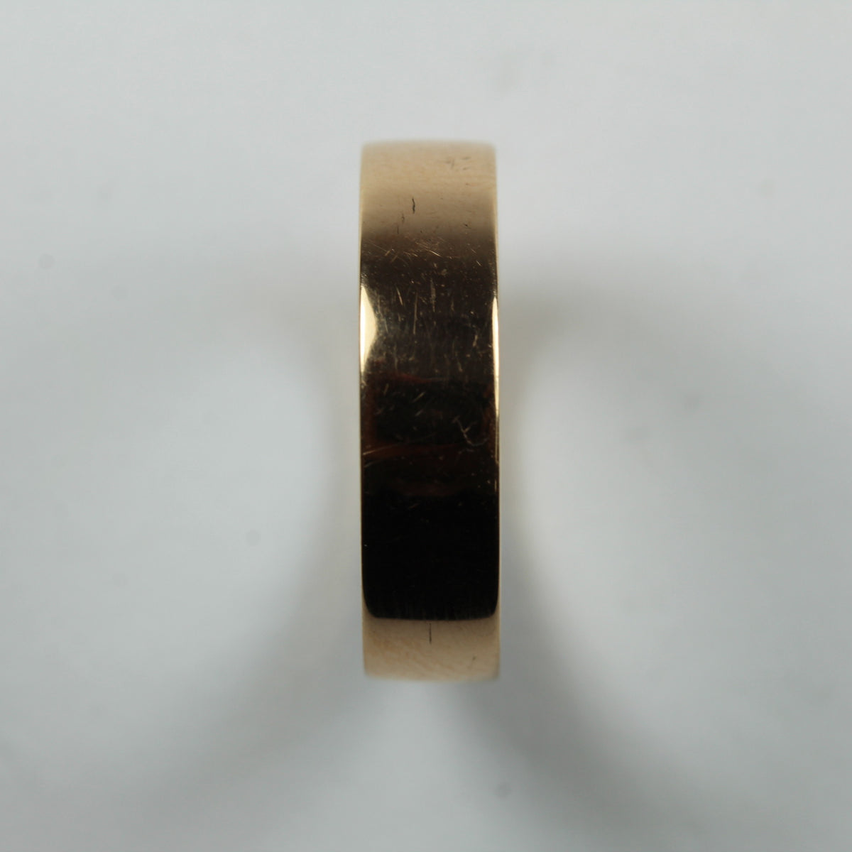 18ct Rose Gold Band Men's Ring