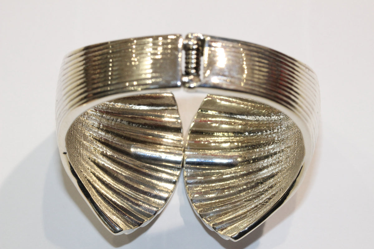 Sterling Silver Clam Shell Cuff