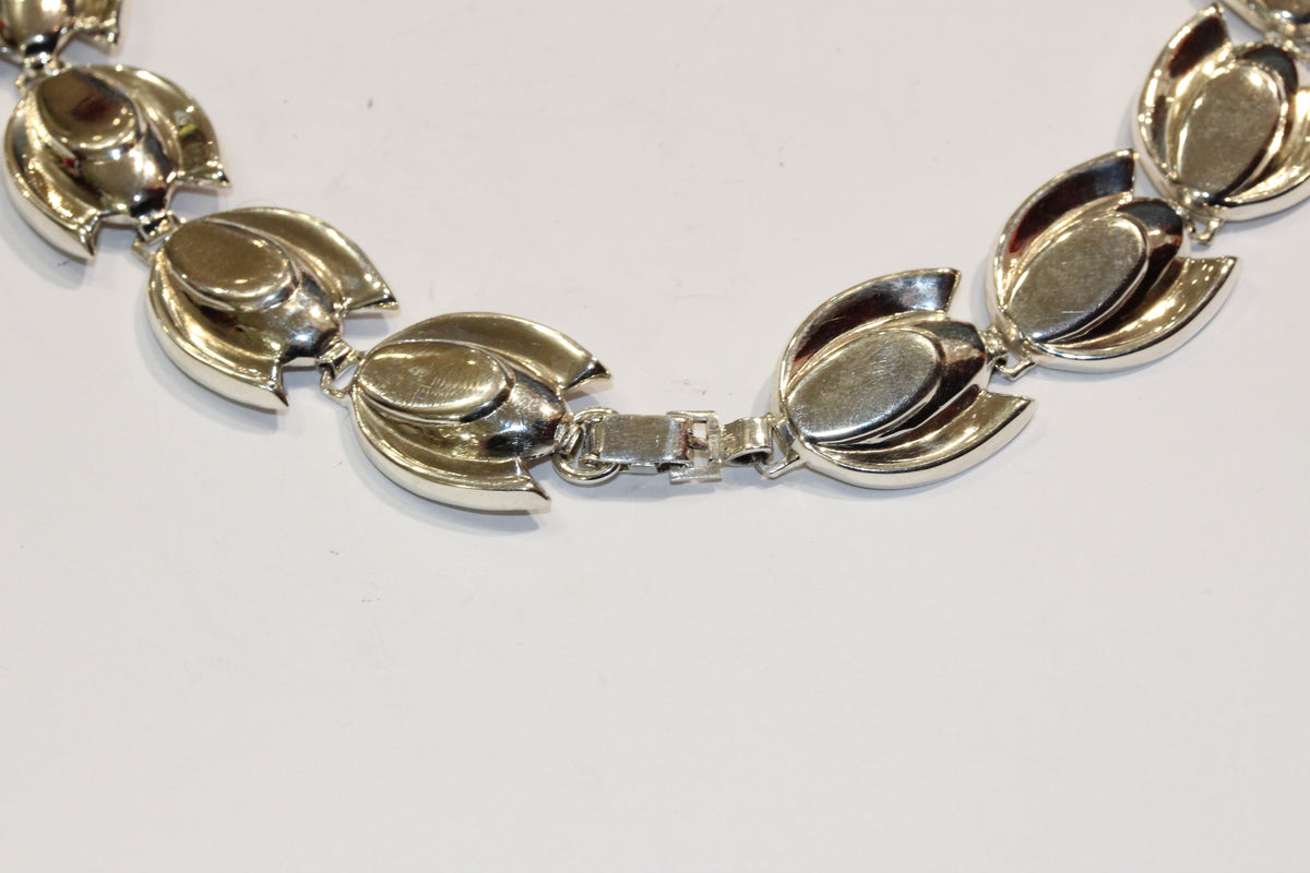 Sterling Silver Tulip Necklace
