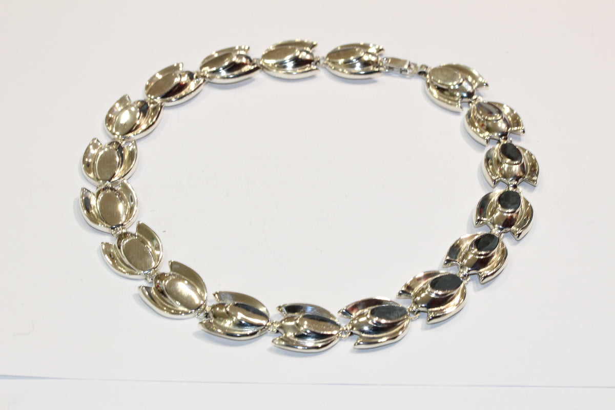 Sterling Silver Tulip Necklace