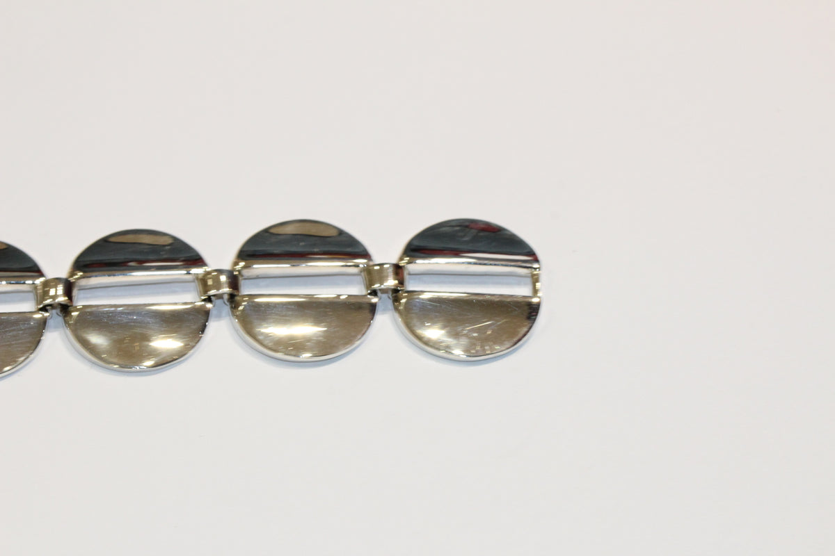 Modernist Sterling Silver Bracelet