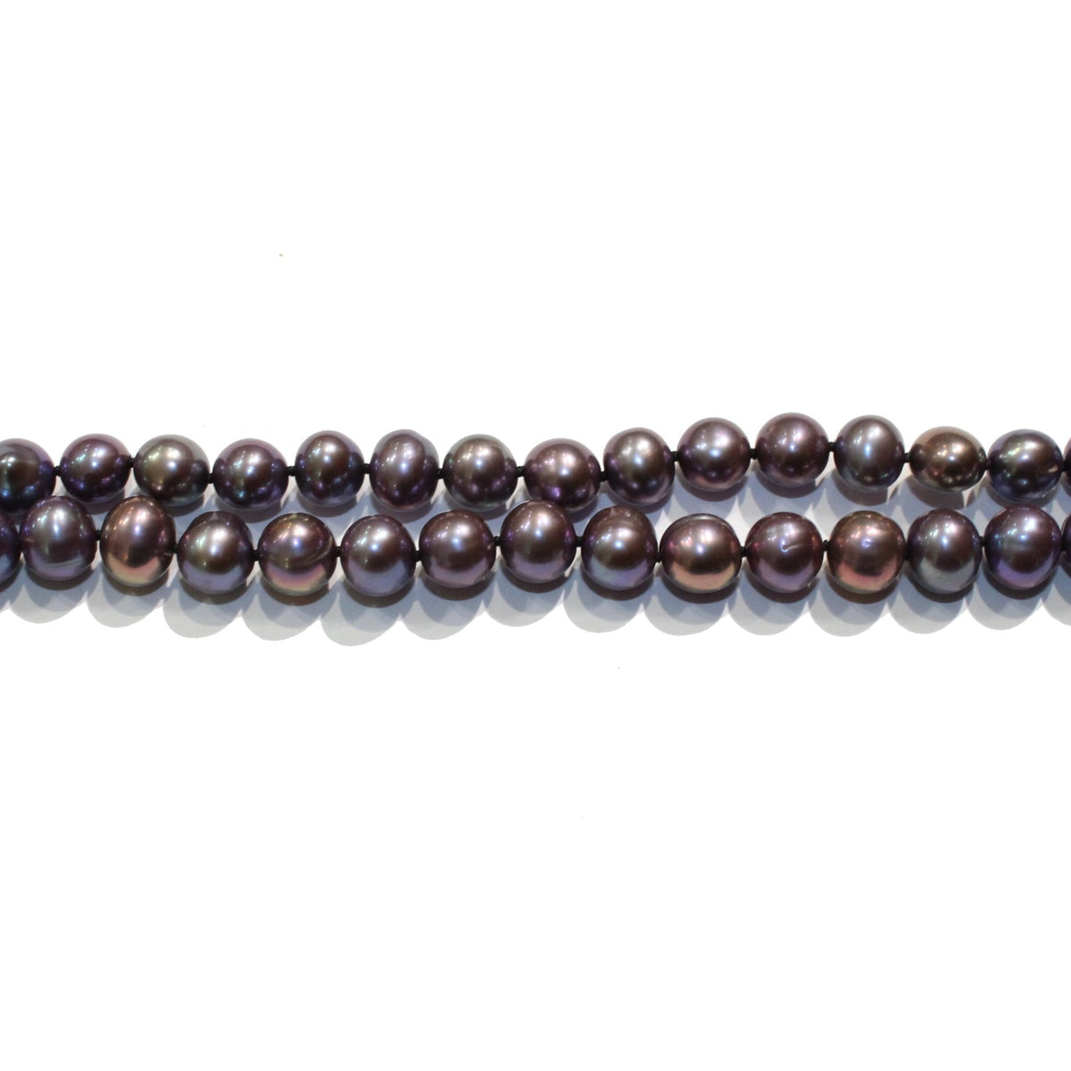 Peacock Blue Pearl Necklace