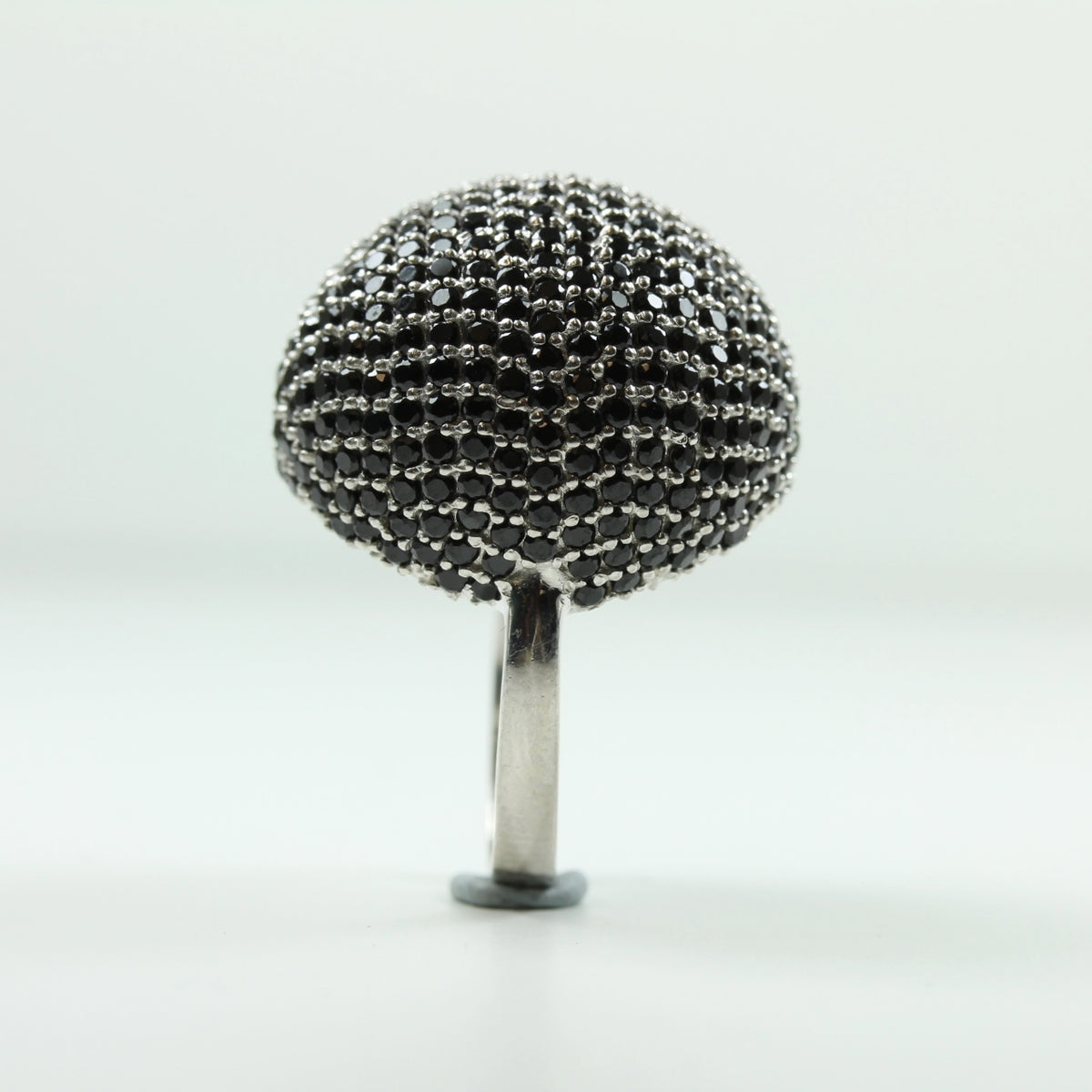Sterling Silver Sapphire Ball Ring