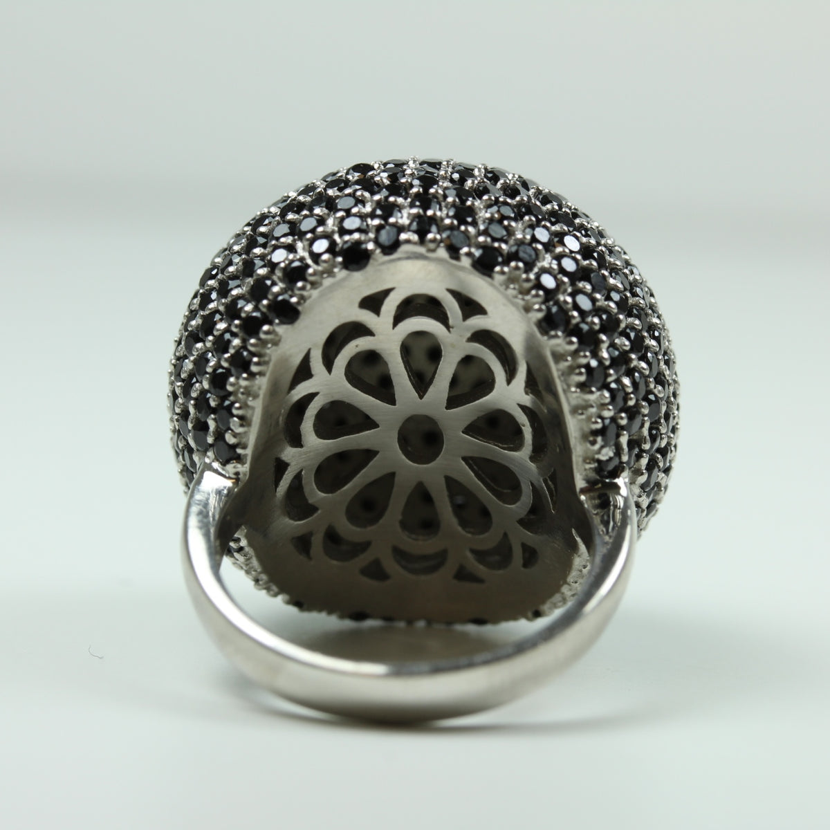 Sterling Silver Sapphire Ball Ring