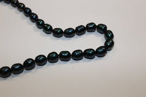 Dark Green Cultured Pearl Necklace