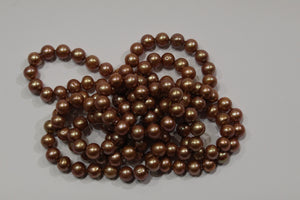 Cultured Bronze-Coloured Pearl Necklace
