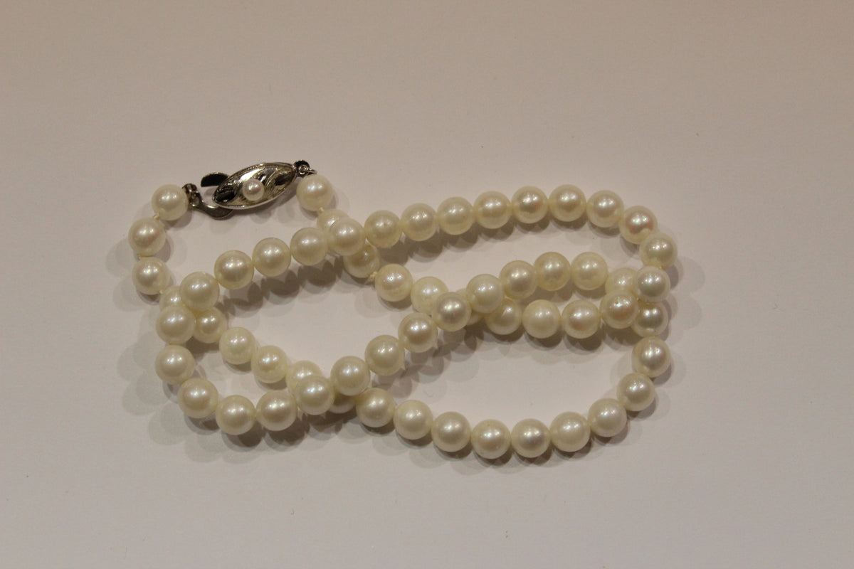 Vintage Akoya Pearl Necklace