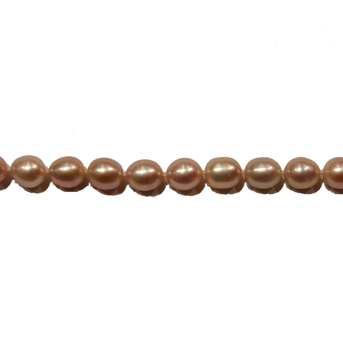 Short Pink Pearl Necklace