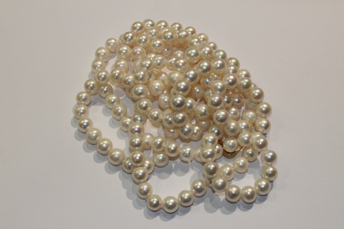 Opera Length Cultured Pearl Necklace