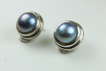 Sterling Silver Freshwater Pearl Clip On Earrings