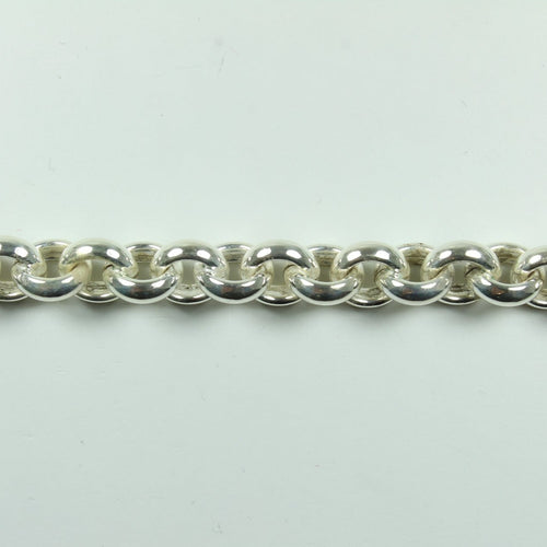 Sterling Silver Oval Linked Bracelet