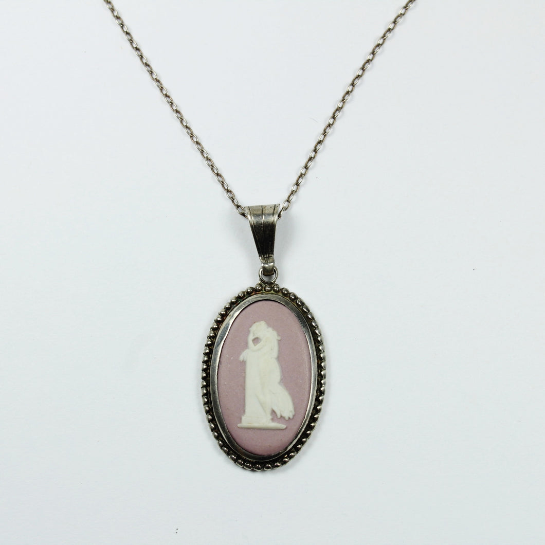 Sterling Silver Wedgwood Pendent and Chain