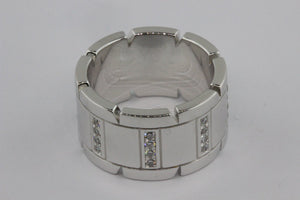 18ct White Gold Diamond Cartier Style Ring