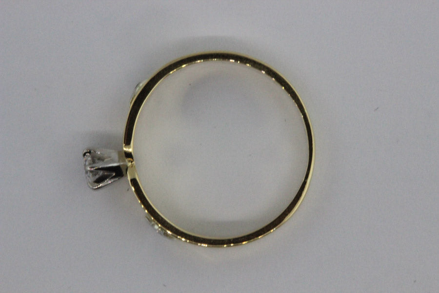 9ct Gold Vintage Diamond Engagement Ring