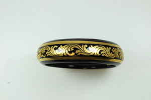 Hand Painted Lacquer Paper Mache Bangle