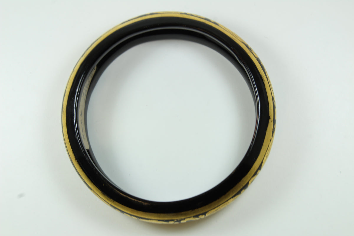 Hand Painted Lacquer Paper Mache Bangle