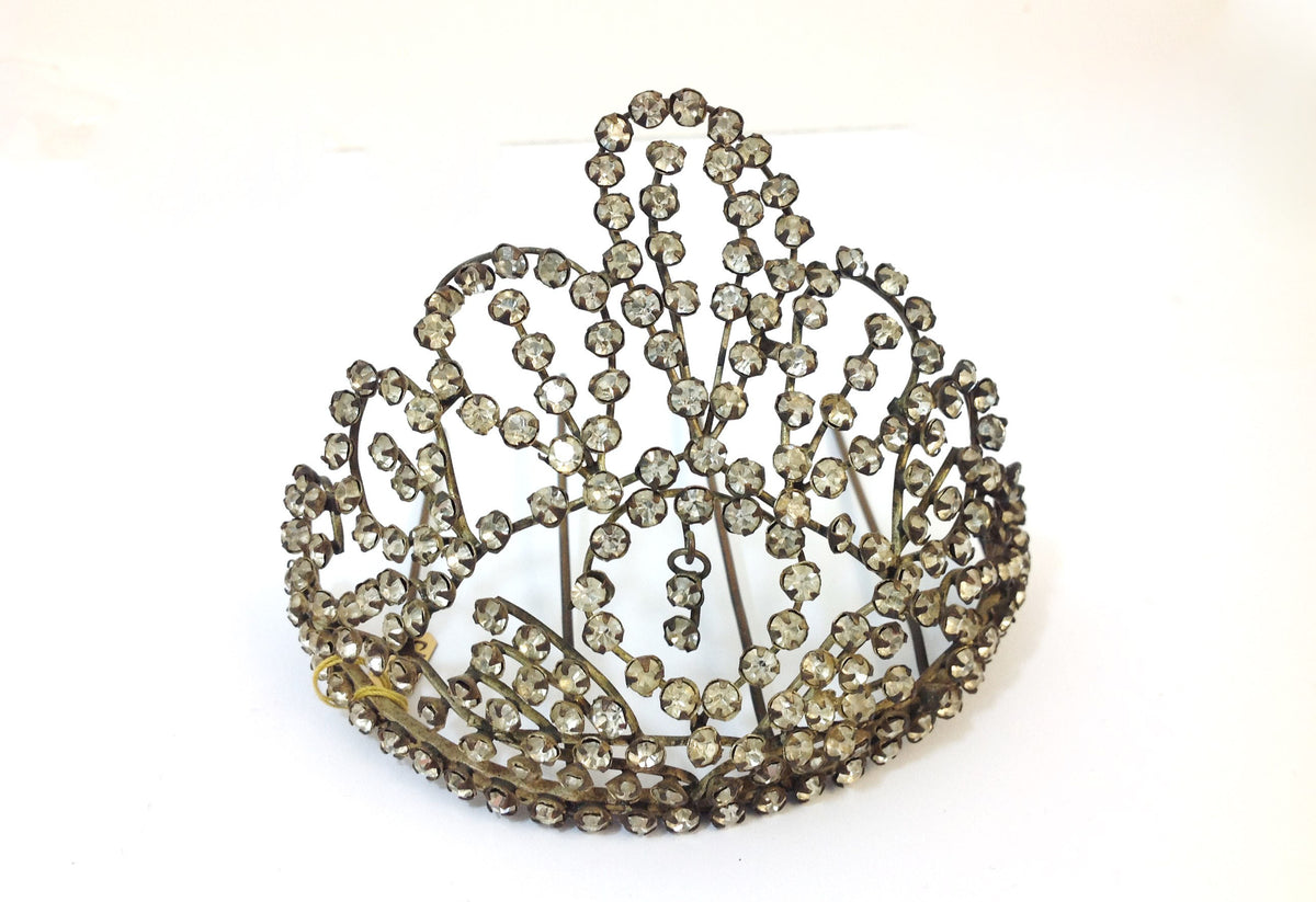 Tiara Foiled Back Crystal c.1890