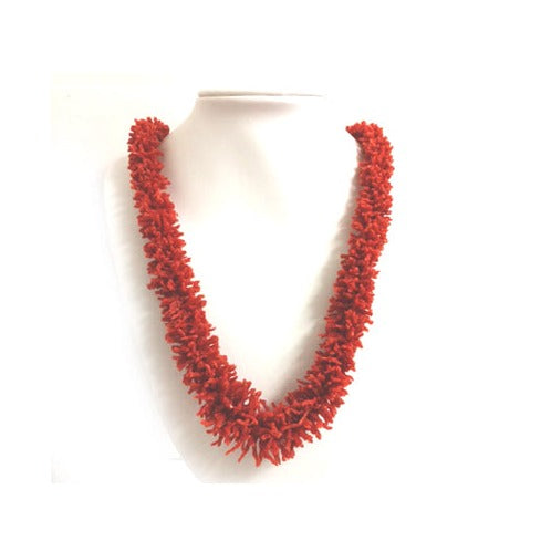 Natural Mediterranean Branch Coral Necklace