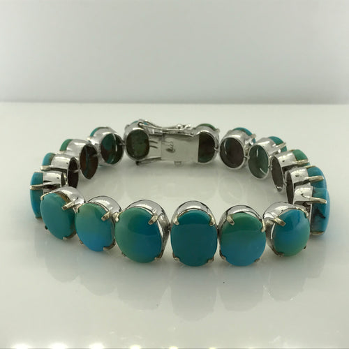 Sterling Silver Turquoise Bracelet